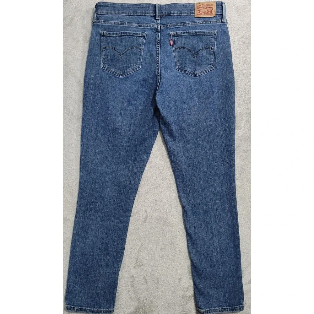 Levi's 711 Skinny Jeans Mens 31x26 Blue Med Wash Slim Stretch Denim Casual